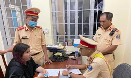 CSGT làm việc với Phương