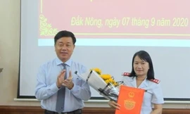 UBND tỉnh Đắk Nông trao quyết định bổ nhiệm Chánh thanh tra tỉnh 