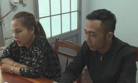 Tấn và Hạnh tại cơ quan điều tra