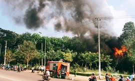 Hiện trường vụ hoả hoạn