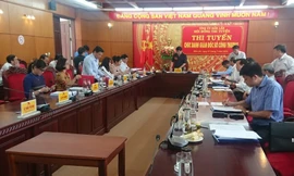 Toàn cảnh buổi thi tuyển chức danh Giám đốc Sở Công thương Đắk Lắk