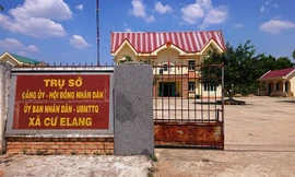 Nơi làm việc của những cán bộ địa chính vừa bị bắt tạm giam