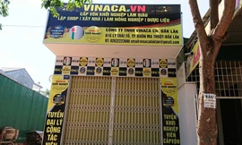Văn phòng của Vinaca tại Đắk Lắk chưa được cấp phép (Ảnh chụp sáng ngày 3/5).