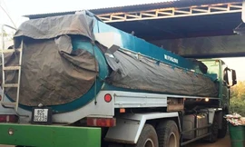 Xe chở 18.000 lít xăng bị bắt giữ