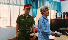 Bị cáo Huỳnh Bê tại phiên tòa sơ thẩm