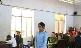 Y Nơn Hmok tại phiên xét xử sơ thẩm