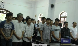 Các bị cáo trong vụ án