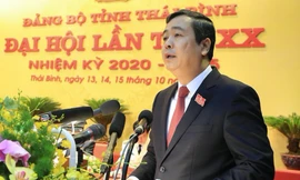 Ông Ngô Đông Hải tái đắc cử Bí thư Tỉnh uỷ Thái Bình khoá XX với tỷ lệ bầu đạt 100% - Ảnh: Hoàng Long