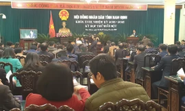 HĐND tỉnh Nam Định miễn nhiệm và bầu bổ sung các thành viên UBND tỉnh - Ảnh: Hoàng Long