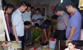 Tang vật và thủ phạm vụ trôm hơn 1 tỷ đồng - Ảnh: Công an Hà Nam