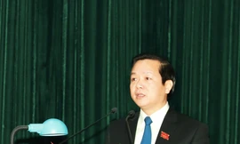 Ông Phạm Quang Ngọc được bầu làm Chủ tịch UBND tỉnh Ninh Bình - Ảnh: Hoàng Long