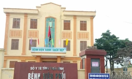 Bệnh viện Phổi Thái Bình, nơi xảy ra vụ đầu độc bằng trà sữa khiến một người tử vong - Ảnh: Hoàng Long