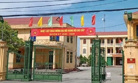 Trụ sở Công an huyện Xuân Trường, đơn vị đang tạm giữ ông Đặng Mạnh Hà - Ảnh: CTV