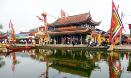 Lễ hội chùa Keo Hành Thiện trở thành Di sản phi vật thể Quốc gia - Ảnh: Hoàng Long