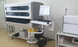 Gói thầu mua hệ thống máy xét nghiệm COVID-19 là một trong nhưng nội dung được thanh tra đột xuất tại Ninh Bình - Ảnh: Hoàng Long