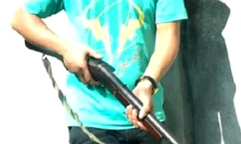 Bắt được kẻ bịt mặt nổ súng bắn người ngay trước cửa nhà