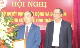 Bổ nhiệm Cục trưởng Cục thuế, Giám đốc Điện lực tỉnh Thái Bình
