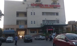 Bệnh viện Nhi Nam Định, nơi xảy ra vụ "ăn bớt" thuốc của bệnh nhân để trục lợi - Ảnh: Hoàng Long