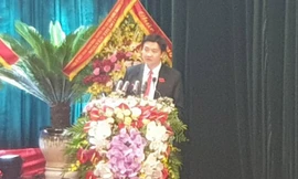 Chiều 22/9, Đại hội Đảng bộ tỉnh Hà Nam họp phiên bế mạc - Ảnh: Hoàng Long