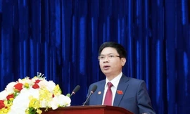 Ngày 6/10, ông Trương Quốc Huy được HĐND tỉnh Hà Nam bầu làm Chủ tịch UBND tỉnh Hà Nam - Ảnh: Hoàng Long