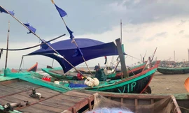 Bão đã tan tại Nam Định, Thái Bình - Ảnh: Hoàng Long