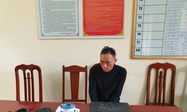 Tên trộm Trần Ngọc Xiêm có thành tịch gây ra hơn 30 vụ trộm từ Nghệ An ra Hà Nội - Ảnh: Hoàng Long