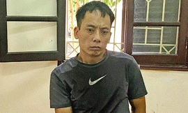 Đối tượng Quý khai nhận hành vi tại cơ quan công an. Ảnh: Huyền Mỹ 