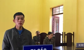 Chỉ vì vô ý, bị cáo Đại đã phải ra tòa lĩnh án .Ảnh: Bích Đào 