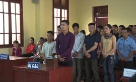 Tất cả các bị cáo đều được hưởng án treo .Ảnh: Duy Chiến