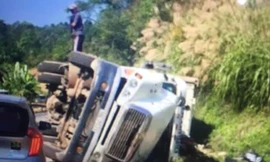 Hiện trường vụ tai nạn *ảnh: TL