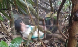 Sau 10 ngày, thi thể ông Thoan mới được tìm thấy trên một quả đồi vắng .Ảnh: MH