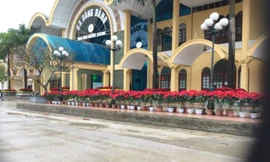 Ga quốc tế Đồng Đăng tất bật chỉnh trang