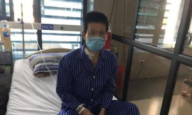 Sau khi được cấp cứu, điều trị tích cực, ông M đã thoát khỏi "lưỡi hái tử thần" .Ảnh: ĐK