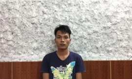 Đối tượng Luân là chủ mưu vụ trộm xe khai nhận hành vi tại cơ quan công an *ảnh: Hoàng Thiện