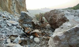 Hiên trường vụ tai nạn. Ảnh: TL