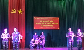 Hát về những người giữ gìn biên cương Tổ quốc *ảnh: Duy Chiến