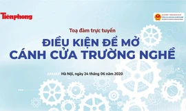 Toạ đàm trực tuyến: Điều kiện để mở cánh cửa trường nghề