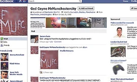 Trang Facebook với những bình luận xúc phạm đối thủ của một nhân viên Manchester City trước khi bị buộc đóng cửa Ảnh: Telegraph