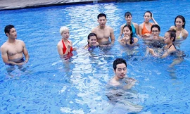 Dàn 'trai xinh, gái đẹp' Next Top thả dáng ở hồ bơi
