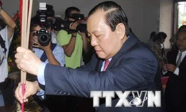 Bí thư Thành ủy TP.HCM Lê Thanh Hải. (Ảnh: Hoàng Hải/TTXVN)