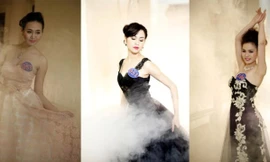 Người đẹp Kinh Bắc kiêu sang trong trang phục dạ hội