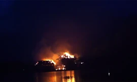 Hiện trường vụ hỏa hoạn