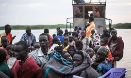 Nhiều người dân Nam Sudan rời bỏ quê hương đi tị nạn.