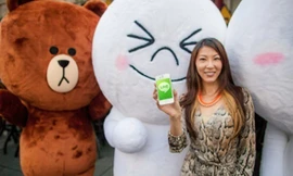 Line cùng những nhân vật ngộ nghĩnh của mình đang tìm đường vào thị trường Mỹ. Ảnh: Moonberry.