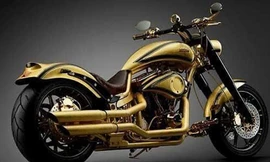 Trình làng mô tô mạ vàng, đính kim cương đắt nhất thế giới