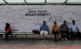 Lời cầu nguyện cho nạn nhân MH17 tại Malaysia.