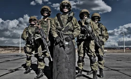 Dàn trận chống khủng bố, đặc nhiệm Nga khoe vũ khí 'khủng'