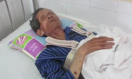 Ông Điều đang điều trị tại bệnh viện.