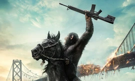 Một cảnh trong phim "Sự khởi đầu của hành tinh khỉ"