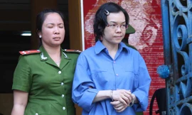 Bị cáo Huyền Như. Ảnh Việt Văn.